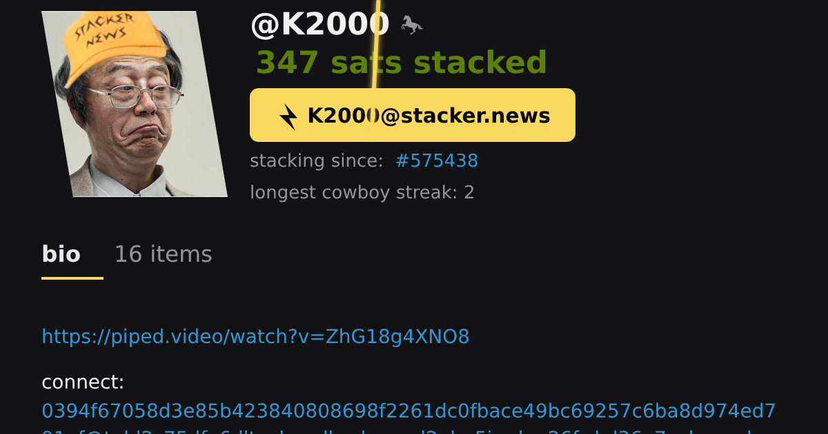 K2000 \ stacker news