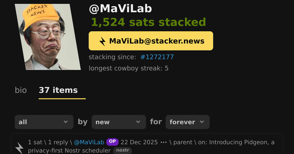 MaViLab/all \ stacker news