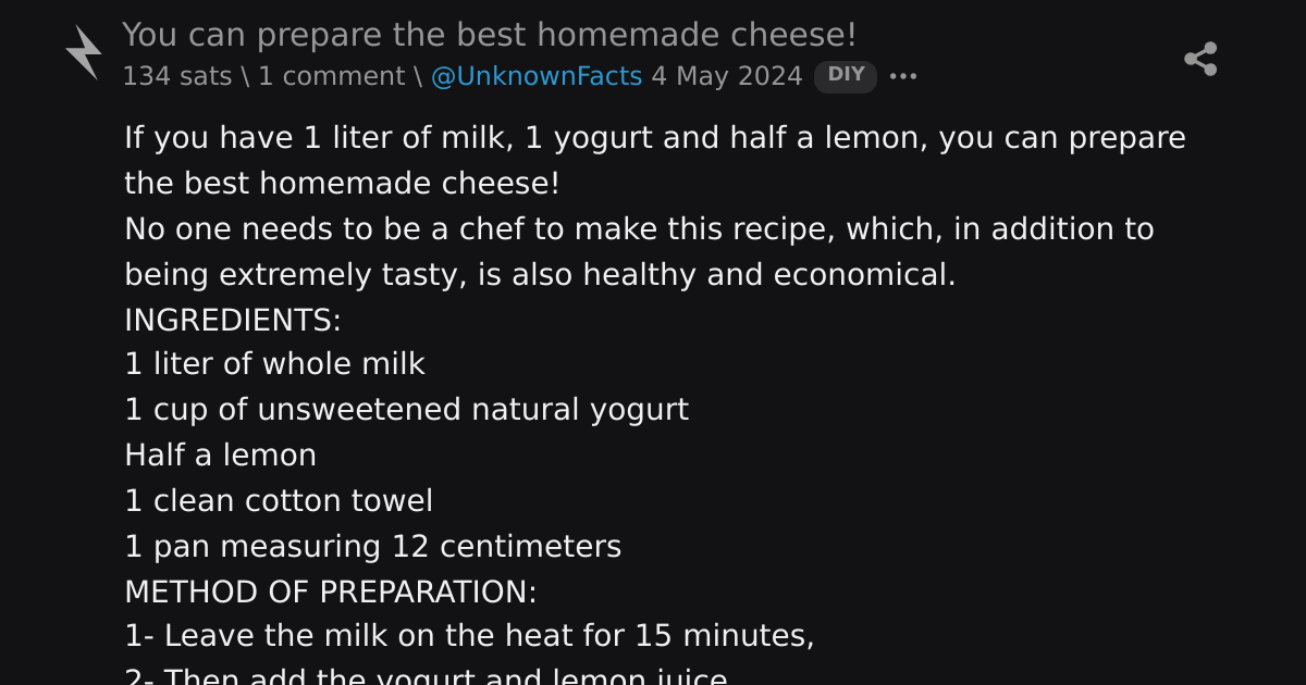 You can prepare the best homemade cheese! \ stacker news