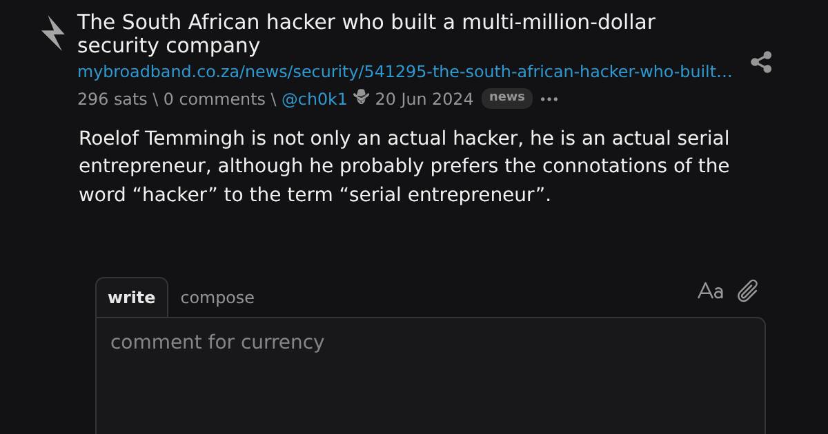 The South African hacker who built a multi-million-dollar security ...